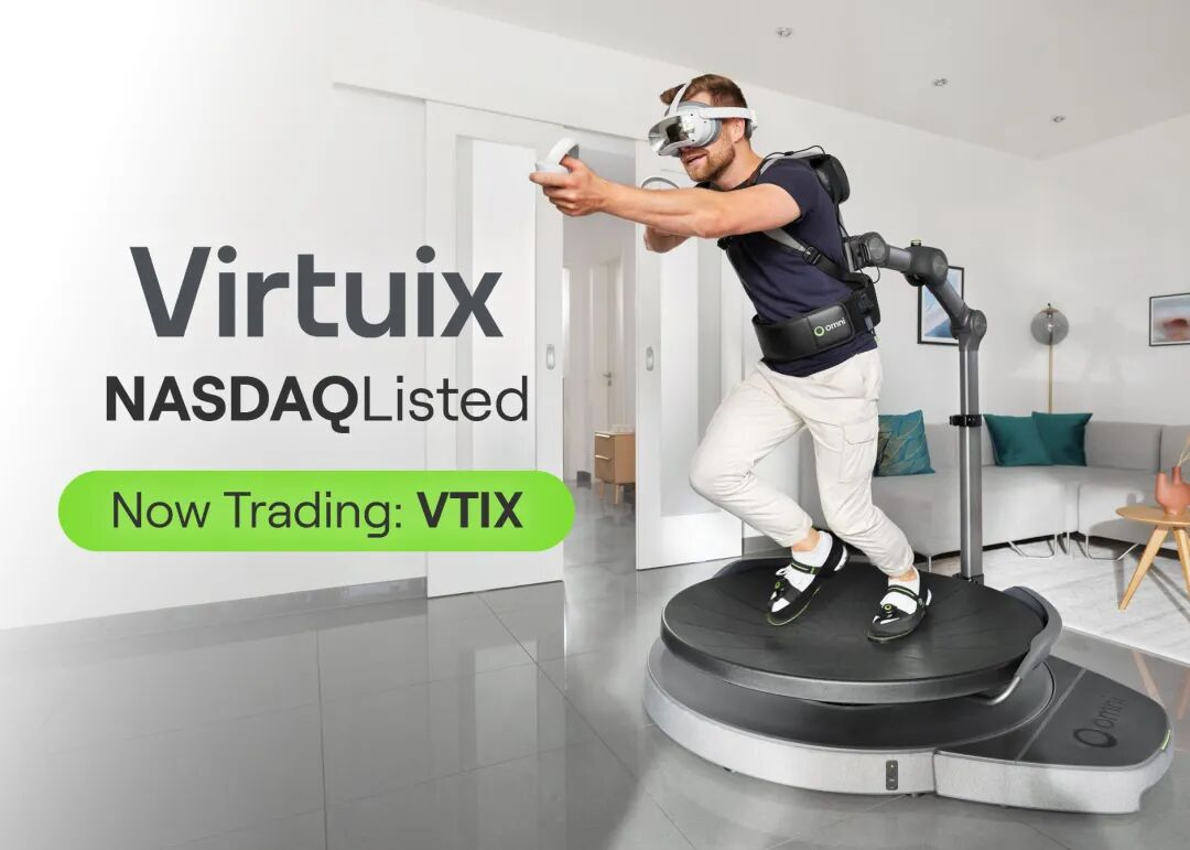 祝贺Virtuix纳斯达克上市！OD电竞携手加速AI融合应用产业化